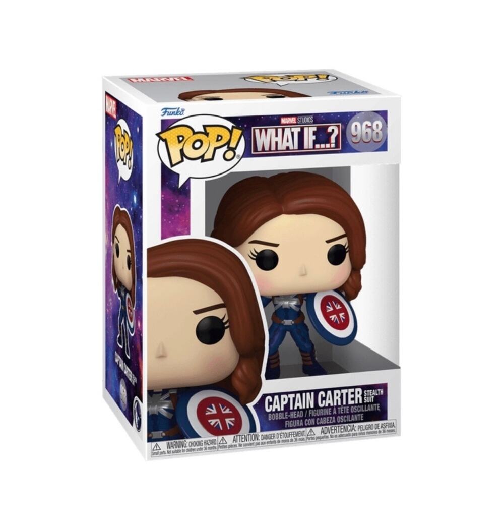 Captain Carter Funko Pop #968 Marvel Studios What If MCU Disney Peggy Carter NIB
